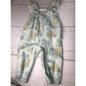 Rachel Ashwell Floral Romper (3-6m)